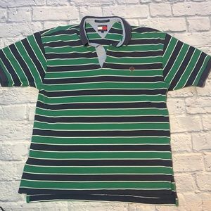 Vintage Y2K Tommy Hilfiger Color Block Polo